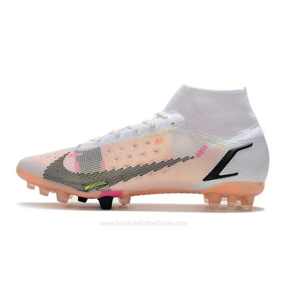 Nike Mercurial Superfly Elite AG PRO Rawdacious Blanco Rojo Rosado